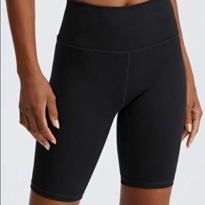 NWT black Fabletics biker shorts